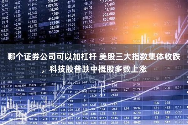 哪个证券公司可以加杠杆 美股三大指数集体收跌，科技股普跌中概股多数上涨